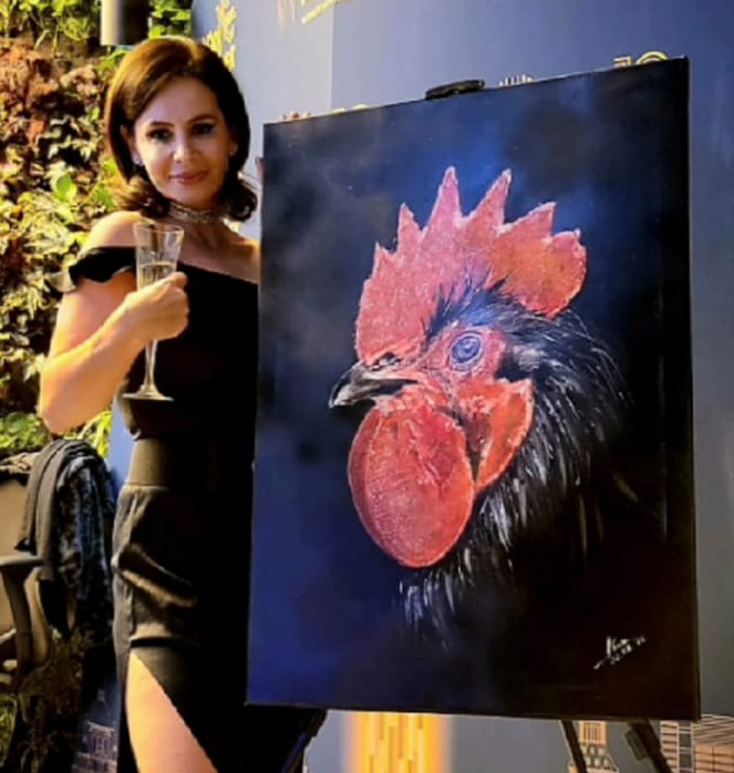 ArteDiAlina.com painting: Dawn call